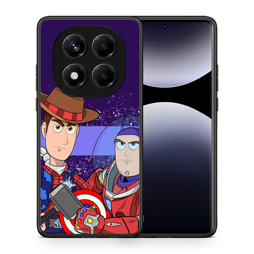 Θήκη Xiaomi Redmi Note 14 Pro 4G Infinity Story από τη Smartfits με σχέδιο στο πίσω μέρος και μαύρο περίβλημα | Xiaomi Redmi Note 14 Pro 4G Infinity Story case with colorful back and black bezels