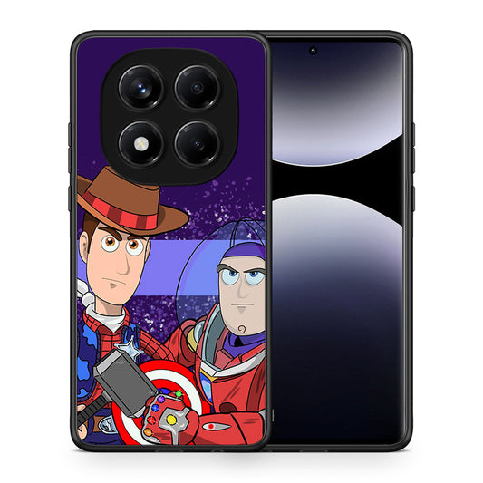 Θήκη Xiaomi Redmi Note 14 Pro 4G Infinity Story από τη Smartfits με σχέδιο στο πίσω μέρος και μαύρο περίβλημα | Xiaomi Redmi Note 14 Pro 4G Infinity Story case with colorful back and black bezels