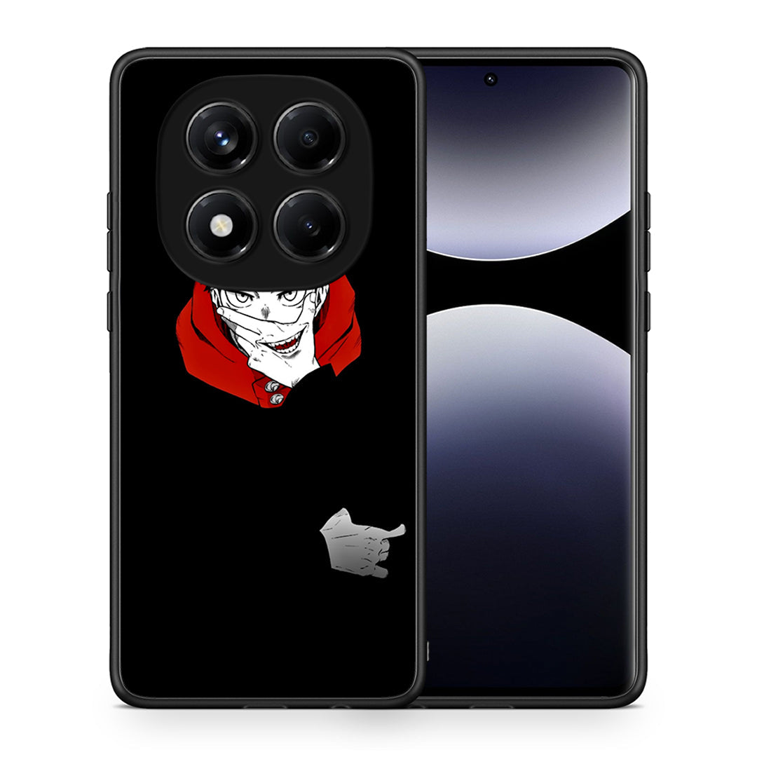 Θήκη Xiaomi Redmi Note 14 Pro 4G Itadori Anime από τη Smartfits με σχέδιο στο πίσω μέρος και μαύρο περίβλημα | Xiaomi Redmi Note 14 Pro 4G Itadori Anime case with colorful back and black bezels