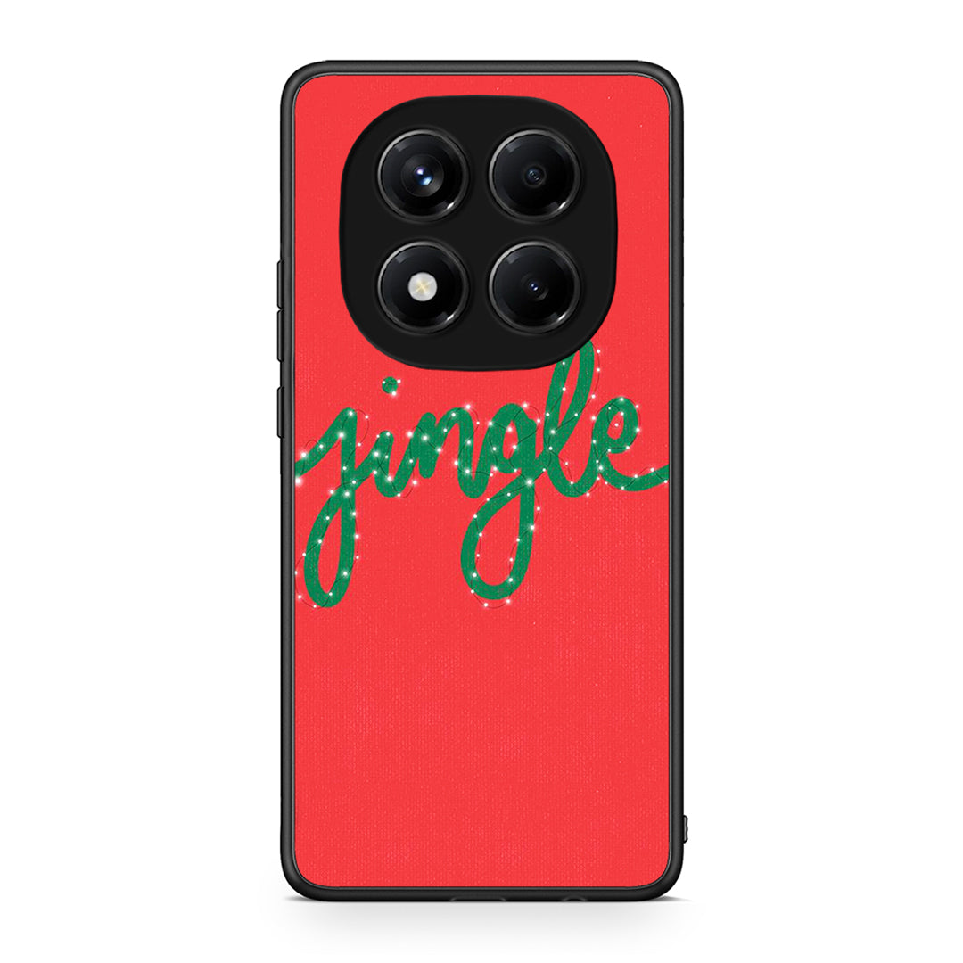 Xiaomi Redmi Note 14 Pro 4G Jingle Xmas θήκη από τη Smartfits με σχέδιο στο πίσω μέρος και μαύρο περίβλημα | Smartphone case with colorful back and black bezels by Smartfits