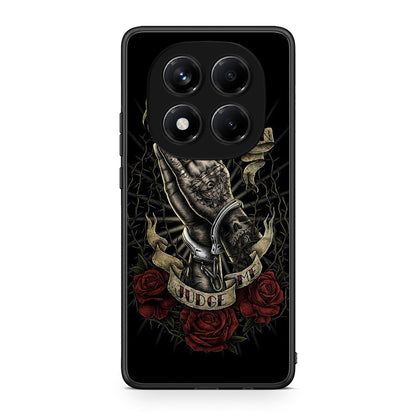 Xiaomi Redmi Note 14 Pro 4G Judge By God θήκη από τη Smartfits με σχέδιο στο πίσω μέρος και μαύρο περίβλημα | Smartphone case with colorful back and black bezels by Smartfits