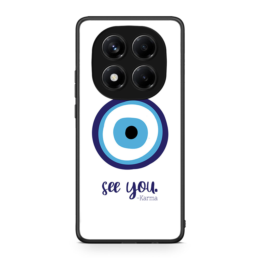 Xiaomi Redmi Note 14 Pro 4G Karma Says θήκη από τη Smartfits με σχέδιο στο πίσω μέρος και μαύρο περίβλημα | Smartphone case with colorful back and black bezels by Smartfits