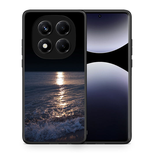 Θήκη Xiaomi Redmi Note 14 Pro 4G Moon Landscape από τη Smartfits με σχέδιο στο πίσω μέρος και μαύρο περίβλημα | Xiaomi Redmi Note 14 Pro 4G Moon Landscape case with colorful back and black bezels
