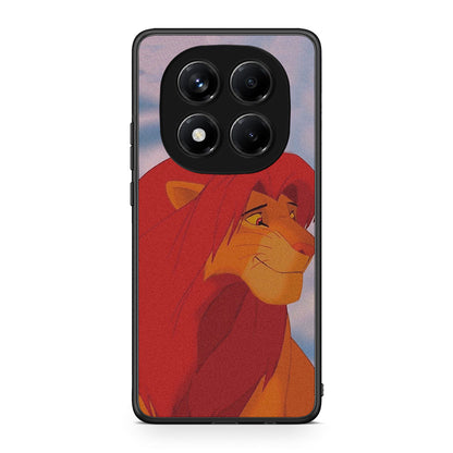 Xiaomi Redmi Note 14 Pro 4G Lion Love 1 Θήκη Αγίου Βαλεντίνου από τη Smartfits με σχέδιο στο πίσω μέρος και μαύρο περίβλημα | Smartphone case with colorful back and black bezels by Smartfits