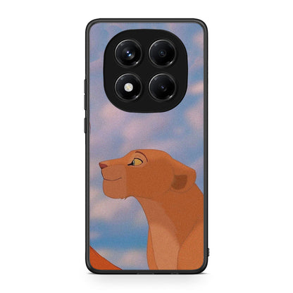 Xiaomi Redmi Note 14 Pro 4G Lion Love 2 Θήκη Αγίου Βαλεντίνου από τη Smartfits με σχέδιο στο πίσω μέρος και μαύρο περίβλημα | Smartphone case with colorful back and black bezels by Smartfits