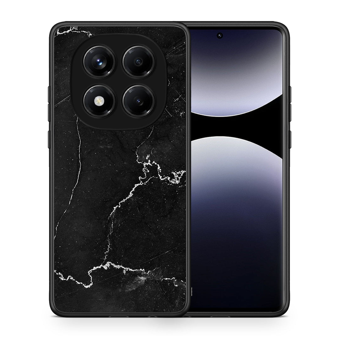Θήκη Xiaomi Redmi Note 14 Pro 4G Marble Black από τη Smartfits με σχέδιο στο πίσω μέρος και μαύρο περίβλημα | Xiaomi Redmi Note 14 Pro 4G Marble Black case with colorful back and black bezels