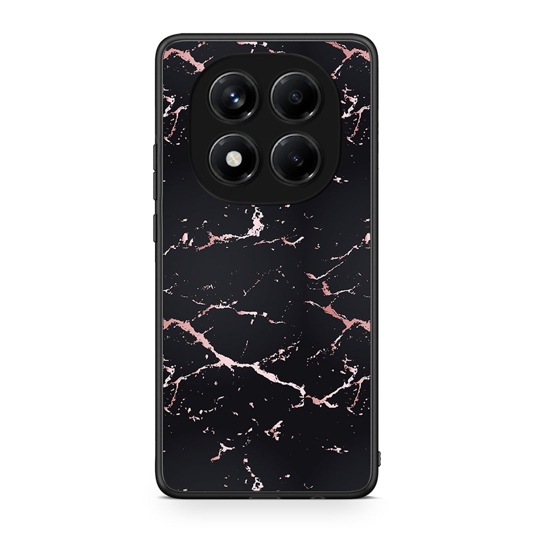 4 - Xiaomi Redmi Note 14 Pro 4G Black Rosegold Marble case, cover, bumper