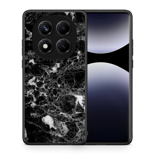 Θήκη Xiaomi Redmi Note 14 Pro 4G Male Marble από τη Smartfits με σχέδιο στο πίσω μέρος και μαύρο περίβλημα | Xiaomi Redmi Note 14 Pro 4G Male Marble case with colorful back and black bezels