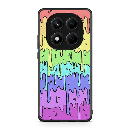 Xiaomi Redmi Note 14 Pro 4G Melting Rainbow θήκη από τη Smartfits με σχέδιο στο πίσω μέρος και μαύρο περίβλημα | Smartphone case with colorful back and black bezels by Smartfits