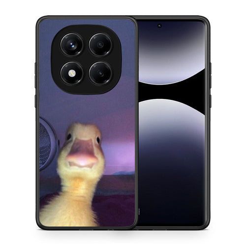 Θήκη Xiaomi Redmi Note 14 Pro 4G Meme Duck από τη Smartfits με σχέδιο στο πίσω μέρος και μαύρο περίβλημα | Xiaomi Redmi Note 14 Pro 4G Meme Duck case with colorful back and black bezels