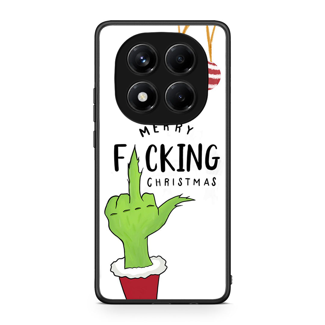 Xiaomi Redmi Note 14 Pro 4G Merry F Xmas θήκη από τη Smartfits με σχέδιο στο πίσω μέρος και μαύρο περίβλημα | Smartphone case with colorful back and black bezels by Smartfits