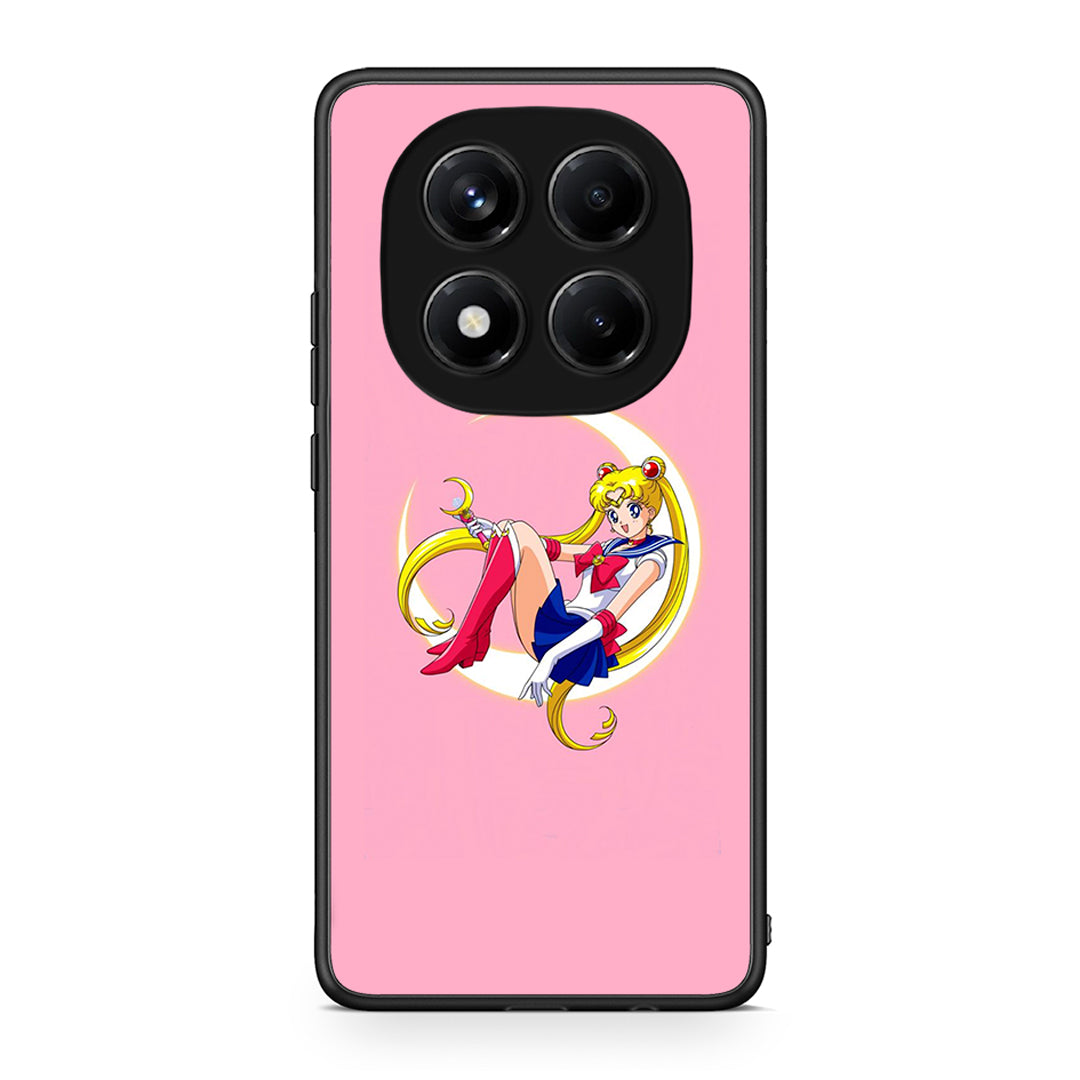Xiaomi Redmi Note 14 Pro 4G Moon Girl θήκη από τη Smartfits με σχέδιο στο πίσω μέρος και μαύρο περίβλημα | Smartphone case with colorful back and black bezels by Smartfits