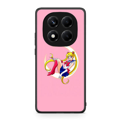 Xiaomi Redmi Note 14 Pro 4G Moon Girl θήκη από τη Smartfits με σχέδιο στο πίσω μέρος και μαύρο περίβλημα | Smartphone case with colorful back and black bezels by Smartfits