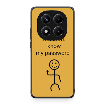 Xiaomi Redmi Note 14 Pro 4G My Password Θήκη από τη Smartfits με σχέδιο στο πίσω μέρος και μαύρο περίβλημα | Smartphone case with colorful back and black bezels by Smartfits
