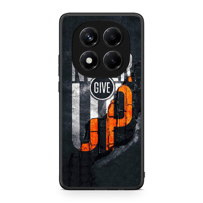 Xiaomi Redmi Note 14 Pro 4G Never Give Up Θήκη Αγίου Βαλεντίνου από τη Smartfits με σχέδιο στο πίσω μέρος και μαύρο περίβλημα | Smartphone case with colorful back and black bezels by Smartfits