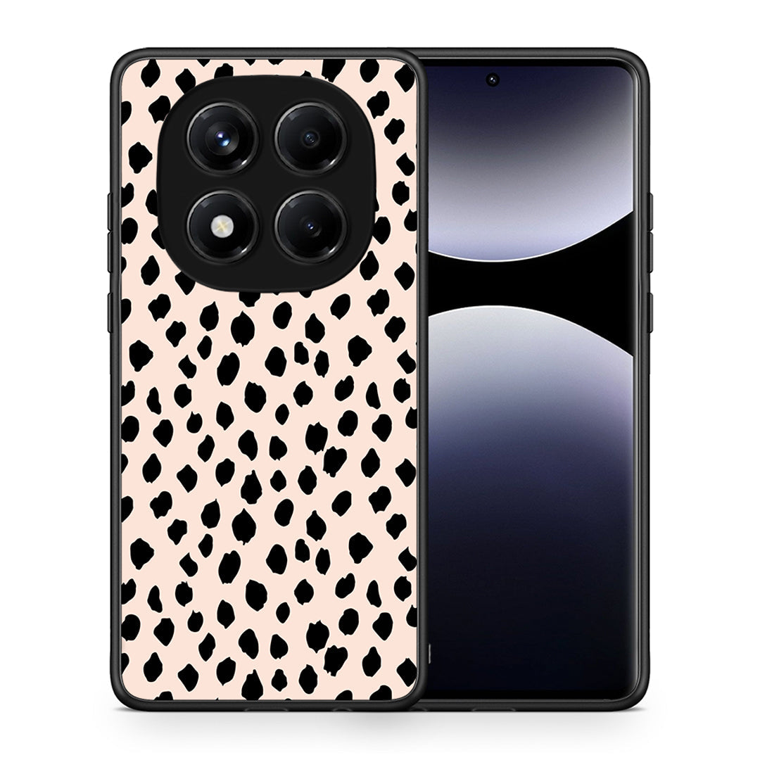 Θήκη Xiaomi Redmi Note 14 Pro 4G New Polka Dots από τη Smartfits με σχέδιο στο πίσω μέρος και μαύρο περίβλημα | Xiaomi Redmi Note 14 Pro 4G New Polka Dots case with colorful back and black bezels