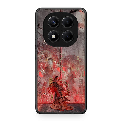 Xiaomi Redmi Note 14 Pro 4G Nezuko Kamado θήκη από τη Smartfits με σχέδιο στο πίσω μέρος και μαύρο περίβλημα | Smartphone case with colorful back and black bezels by Smartfits
