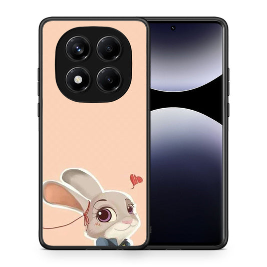 Θήκη Xiaomi Redmi Note 14 Pro 4G Nick Wilde And Judy Hopps Love 2 από τη Smartfits με σχέδιο στο πίσω μέρος και μαύρο περίβλημα | Xiaomi Redmi Note 14 Pro 4G Nick Wilde And Judy Hopps Love 2 case with colorful back and black bezels