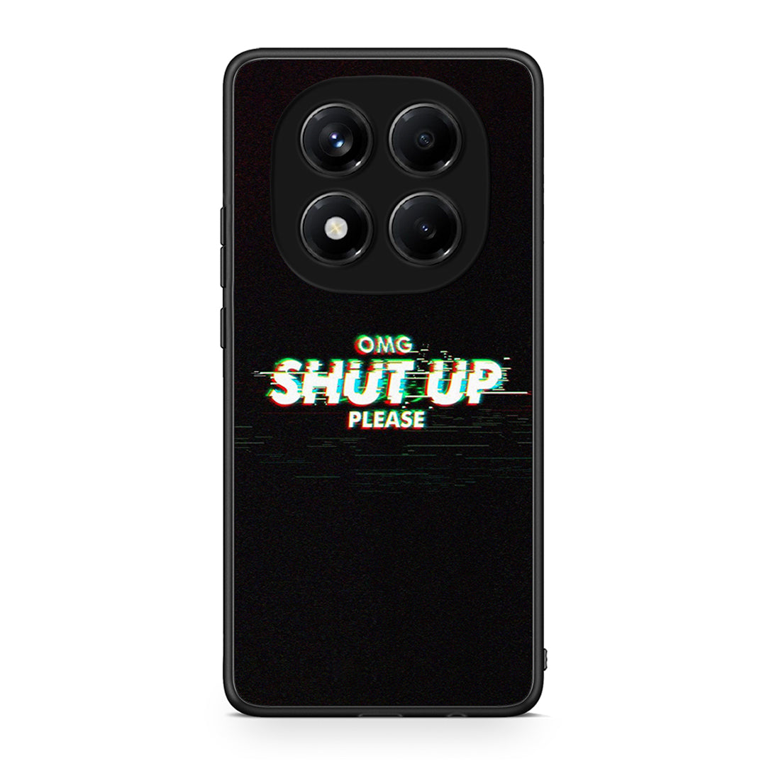 Xiaomi Redmi Note 14 Pro 4G OMG ShutUp θήκη από τη Smartfits με σχέδιο στο πίσω μέρος και μαύρο περίβλημα | Smartphone case with colorful back and black bezels by Smartfits