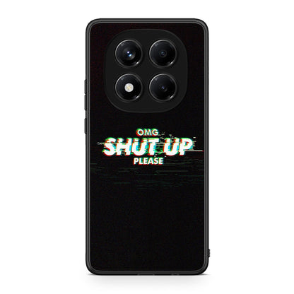 Xiaomi Redmi Note 14 Pro 4G OMG ShutUp θήκη από τη Smartfits με σχέδιο στο πίσω μέρος και μαύρο περίβλημα | Smartphone case with colorful back and black bezels by Smartfits