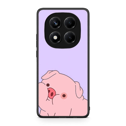 Xiaomi Redmi Note 14 Pro 4G Pig Love 2 Θήκη Αγίου Βαλεντίνου από τη Smartfits με σχέδιο στο πίσω μέρος και μαύρο περίβλημα | Smartphone case with colorful back and black bezels by Smartfits