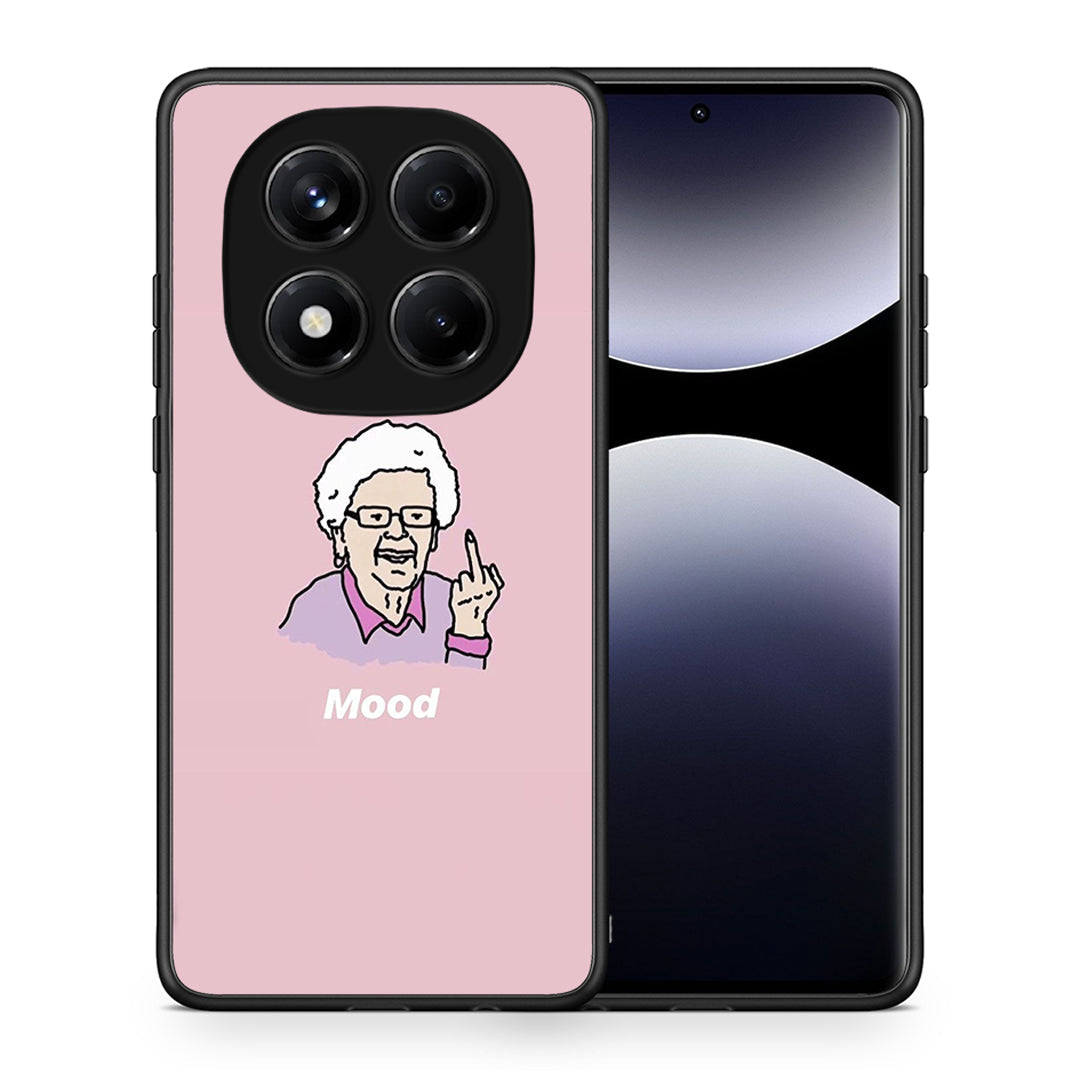 Θήκη Xiaomi Redmi Note 14 Pro 4G Mood PopArt από τη Smartfits με σχέδιο στο πίσω μέρος και μαύρο περίβλημα | Xiaomi Redmi Note 14 Pro 4G Mood PopArt case with colorful back and black bezels