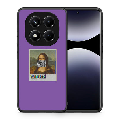 Θήκη Xiaomi Redmi Note 14 Pro 4G Monalisa Popart από τη Smartfits με σχέδιο στο πίσω μέρος και μαύρο περίβλημα | Xiaomi Redmi Note 14 Pro 4G Monalisa Popart case with colorful back and black bezels