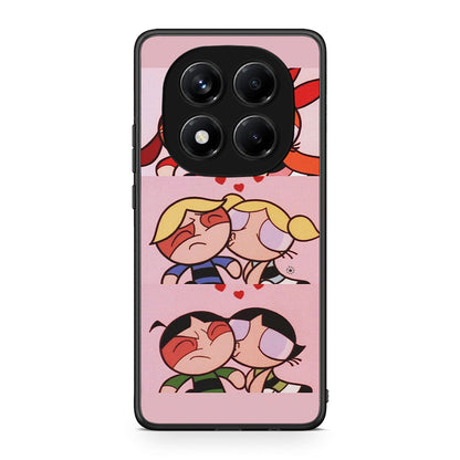 Xiaomi Redmi Note 14 Pro 4G Puff Love Θήκη Αγίου Βαλεντίνου από τη Smartfits με σχέδιο στο πίσω μέρος και μαύρο περίβλημα | Smartphone case with colorful back and black bezels by Smartfits