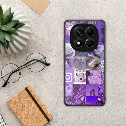 Purple Aesthetic Collage - Xiaomi Redmi Note 14 Pro 4G θήκη