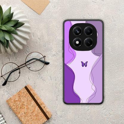 Purple Mariposa - Xiaomi Redmi Note 14 Pro 4G θήκη