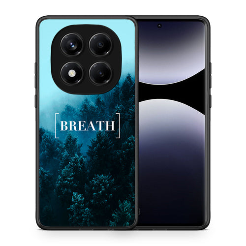 Θήκη Xiaomi Redmi Note 14 Pro 4G Breath Quote από τη Smartfits με σχέδιο στο πίσω μέρος και μαύρο περίβλημα | Xiaomi Redmi Note 14 Pro 4G Breath Quote case with colorful back and black bezels