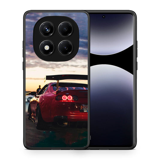 Θήκη Xiaomi Redmi Note 14 Pro 4G Racing Supra από τη Smartfits με σχέδιο στο πίσω μέρος και μαύρο περίβλημα | Xiaomi Redmi Note 14 Pro 4G Racing Supra case with colorful back and black bezels