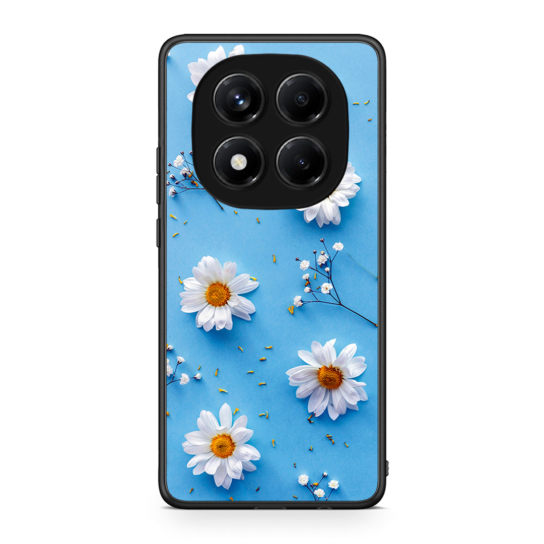 Xiaomi Redmi Note 14 Pro 4G Real Daisies θήκη από τη Smartfits με σχέδιο στο πίσω μέρος και μαύρο περίβλημα | Smartphone case with colorful back and black bezels by Smartfits