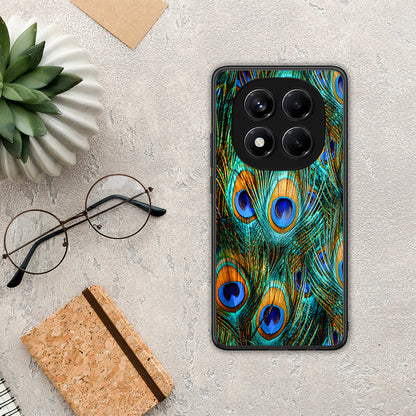 Real Peacock Feathers - Xiaomi Redmi Note 14 Pro 4G θήκη