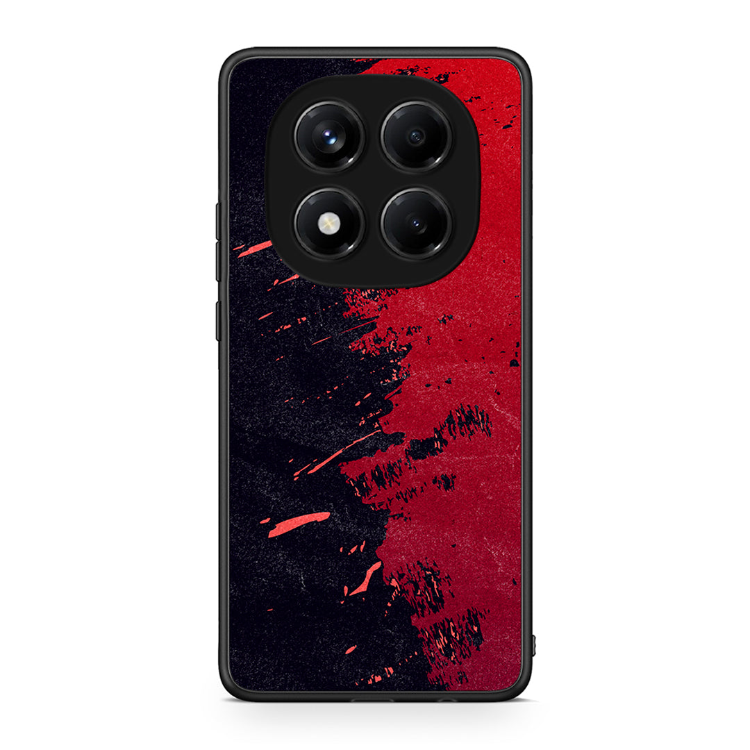 Xiaomi Redmi Note 14 Pro 4G Red Paint Θήκη Αγίου Βαλεντίνου από τη Smartfits με σχέδιο στο πίσω μέρος και μαύρο περίβλημα | Smartphone case with colorful back and black bezels by Smartfits
