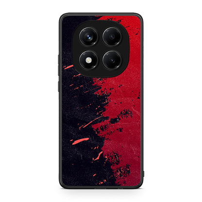 Xiaomi Redmi Note 14 Pro 4G Red Paint Θήκη Αγίου Βαλεντίνου από τη Smartfits με σχέδιο στο πίσω μέρος και μαύρο περίβλημα | Smartphone case with colorful back and black bezels by Smartfits