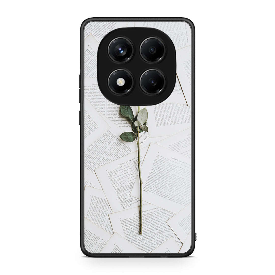 Xiaomi Redmi Note 14 Pro 4G Red Rose θήκη από τη Smartfits με σχέδιο στο πίσω μέρος και μαύρο περίβλημα | Smartphone case with colorful back and black bezels by Smartfits