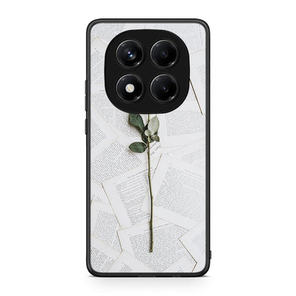 Xiaomi Redmi Note 14 Pro 4G Red Rose θήκη από τη Smartfits με σχέδιο στο πίσω μέρος και μαύρο περίβλημα | Smartphone case with colorful back and black bezels by Smartfits