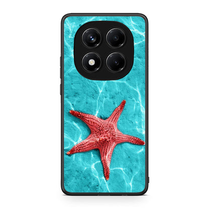 Xiaomi Redmi Note 14 Pro 4G Red Starfish Θήκη από τη Smartfits με σχέδιο στο πίσω μέρος και μαύρο περίβλημα | Smartphone case with colorful back and black bezels by Smartfits