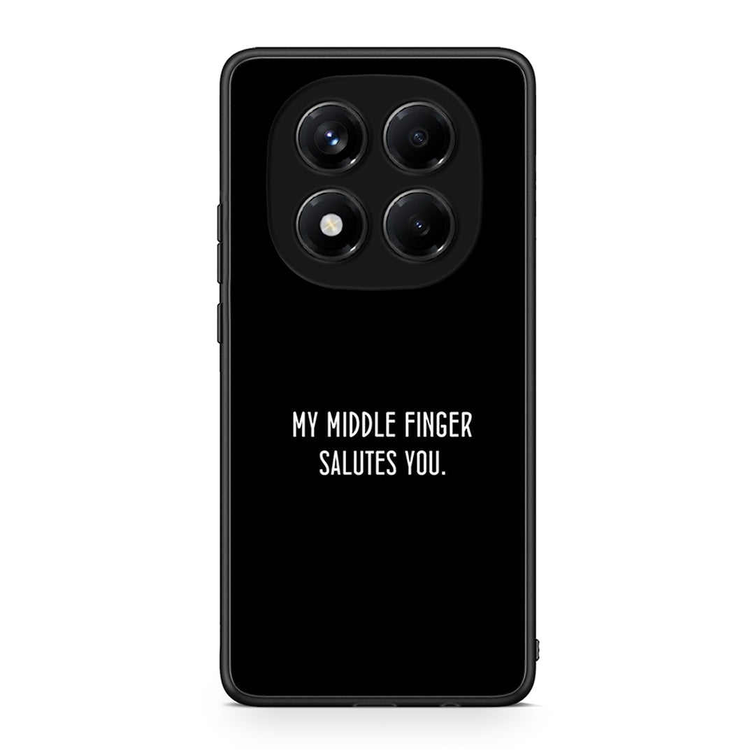 Xiaomi Redmi Note 14 Pro 4G Salute θήκη από τη Smartfits με σχέδιο στο πίσω μέρος και μαύρο περίβλημα | Smartphone case with colorful back and black bezels by Smartfits