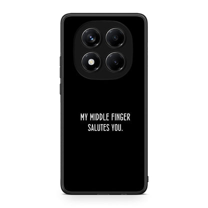 Xiaomi Redmi Note 14 Pro 4G Salute θήκη από τη Smartfits με σχέδιο στο πίσω μέρος και μαύρο περίβλημα | Smartphone case with colorful back and black bezels by Smartfits