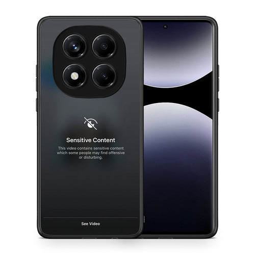 Θήκη Xiaomi Redmi Note 14 Pro 4G Sensitive Content από τη Smartfits με σχέδιο στο πίσω μέρος και μαύρο περίβλημα | Xiaomi Redmi Note 14 Pro 4G Sensitive Content case with colorful back and black bezels