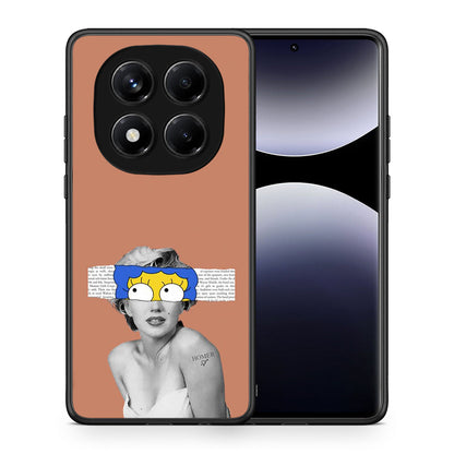 Θήκη Xiaomi Redmi Note 14 Pro 4G Sim Merilyn από τη Smartfits με σχέδιο στο πίσω μέρος και μαύρο περίβλημα | Xiaomi Redmi Note 14 Pro 4G Sim Merilyn case with colorful back and black bezels