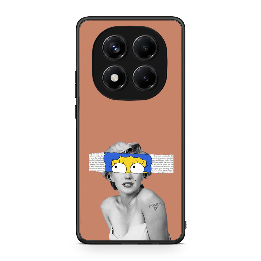 Xiaomi Redmi Note 14 Pro 4G Sim Merilyn θήκη από τη Smartfits με σχέδιο στο πίσω μέρος και μαύρο περίβλημα | Smartphone case with colorful back and black bezels by Smartfits
