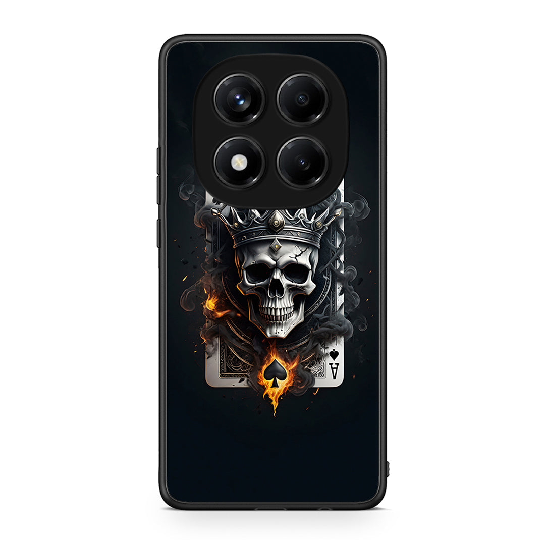 Xiaomi Redmi Note 14 Pro 4G Skull King Ace θήκη από τη Smartfits με σχέδιο στο πίσω μέρος και μαύρο περίβλημα | Smartphone case with colorful back and black bezels by Smartfits