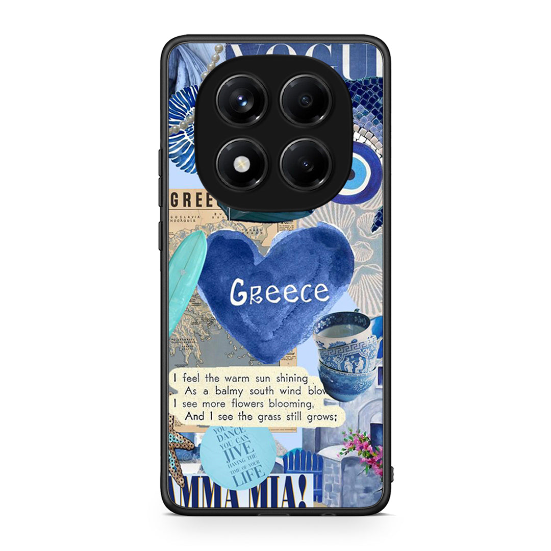 Xiaomi Redmi Note 14 Pro 4G Summer In Greece Θήκη από τη Smartfits με σχέδιο στο πίσω μέρος και μαύρο περίβλημα | Smartphone case with colorful back and black bezels by Smartfits
