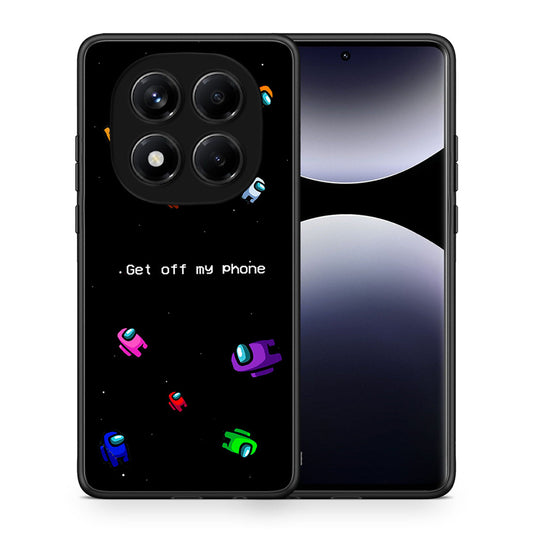 Θήκη Xiaomi Redmi Note 14 Pro 4G AFK Text από τη Smartfits με σχέδιο στο πίσω μέρος και μαύρο περίβλημα | Xiaomi Redmi Note 14 Pro 4G AFK Text case with colorful back and black bezels