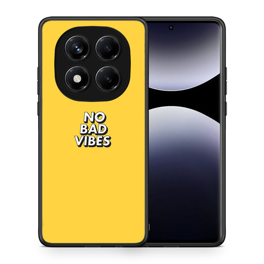 Θήκη Xiaomi Redmi Note 14 Pro 4G Vibes Text από τη Smartfits με σχέδιο στο πίσω μέρος και μαύρο περίβλημα | Xiaomi Redmi Note 14 Pro 4G Vibes Text case with colorful back and black bezels