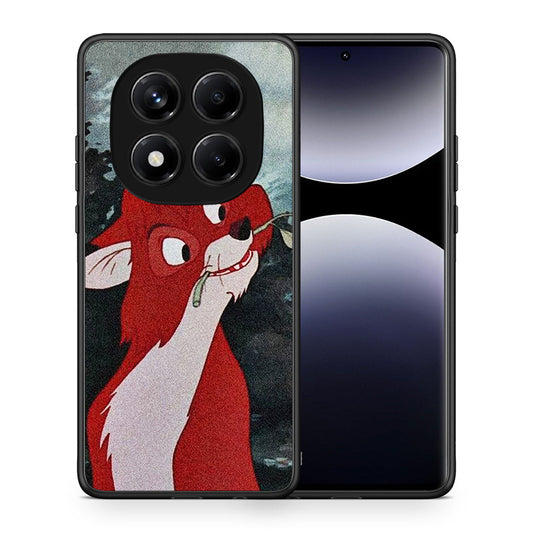 Θήκη Xiaomi Redmi Note 14 Pro 4G Tod And Vixey Love 1 από τη Smartfits με σχέδιο στο πίσω μέρος και μαύρο περίβλημα | Xiaomi Redmi Note 14 Pro 4G Tod And Vixey Love 1 case with colorful back and black bezels