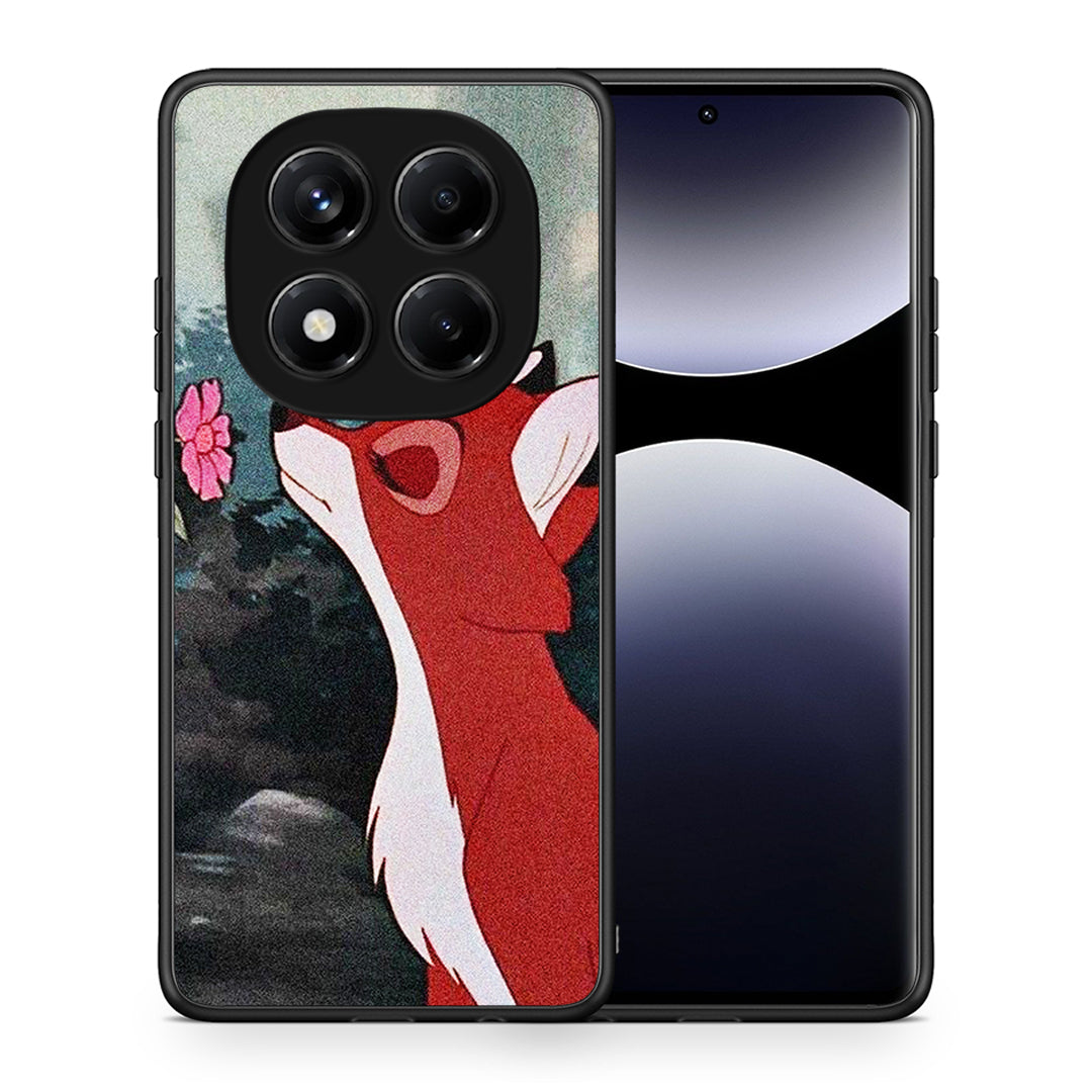 Θήκη Xiaomi Redmi Note 14 Pro 4G Tod And Vixey Love 2 από τη Smartfits με σχέδιο στο πίσω μέρος και μαύρο περίβλημα | Xiaomi Redmi Note 14 Pro 4G Tod And Vixey Love 2 case with colorful back and black bezels